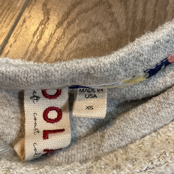 Anthropologie Dolan Metallic Shine Texture Sweater XS - Picture 5 of 5